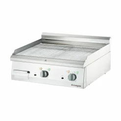 Verchromte Elektro-Griddleplatte gerillte Grillfläche, 800x700mm
