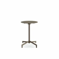 Versa Terrassen Stehtisch Höhenverstellbar Cappuccino, klappbar