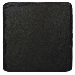 Viereckige Schieferplatten 13 x 13cm (4 Stück)