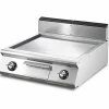 VIRTUS Elektro-Grillplatte, glatte Platte, Breite 800mm, Tiefe 730mm, 10,8 kW , 400V