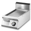 VIRTUS Elektro-Grillplatte, glatte verchromte Platte, Breite 400mm, 5,4 kW, 400V
