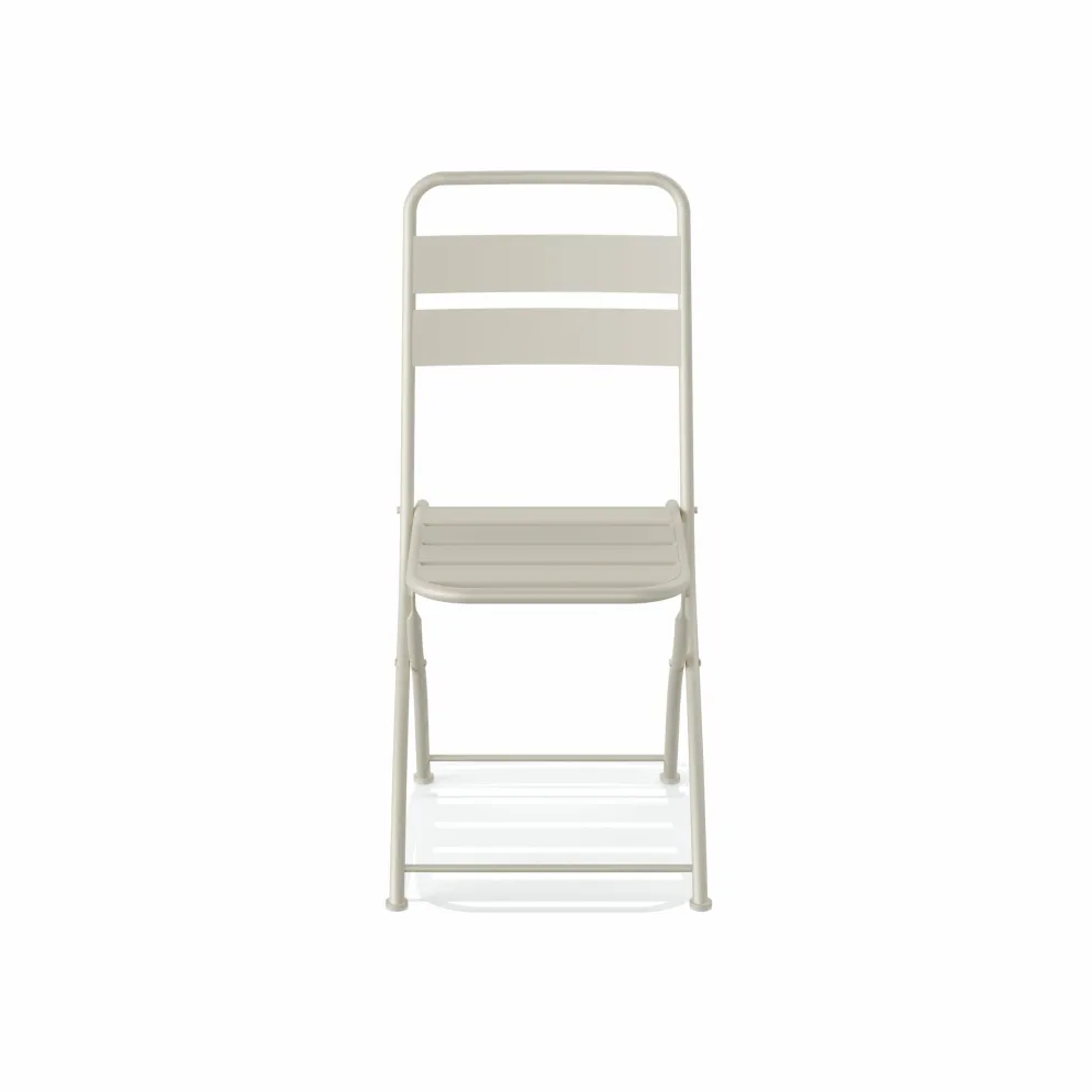 Viva Bistro Klappstuhl Metall Beige