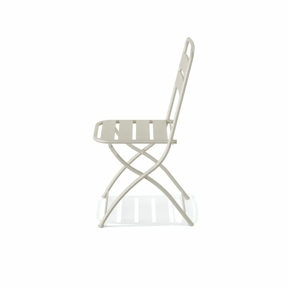 Viva Bistro Klappstuhl Metall Beige