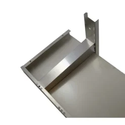 Wandbord Edelstahl , 2 Böden, Breite 800x300 mm