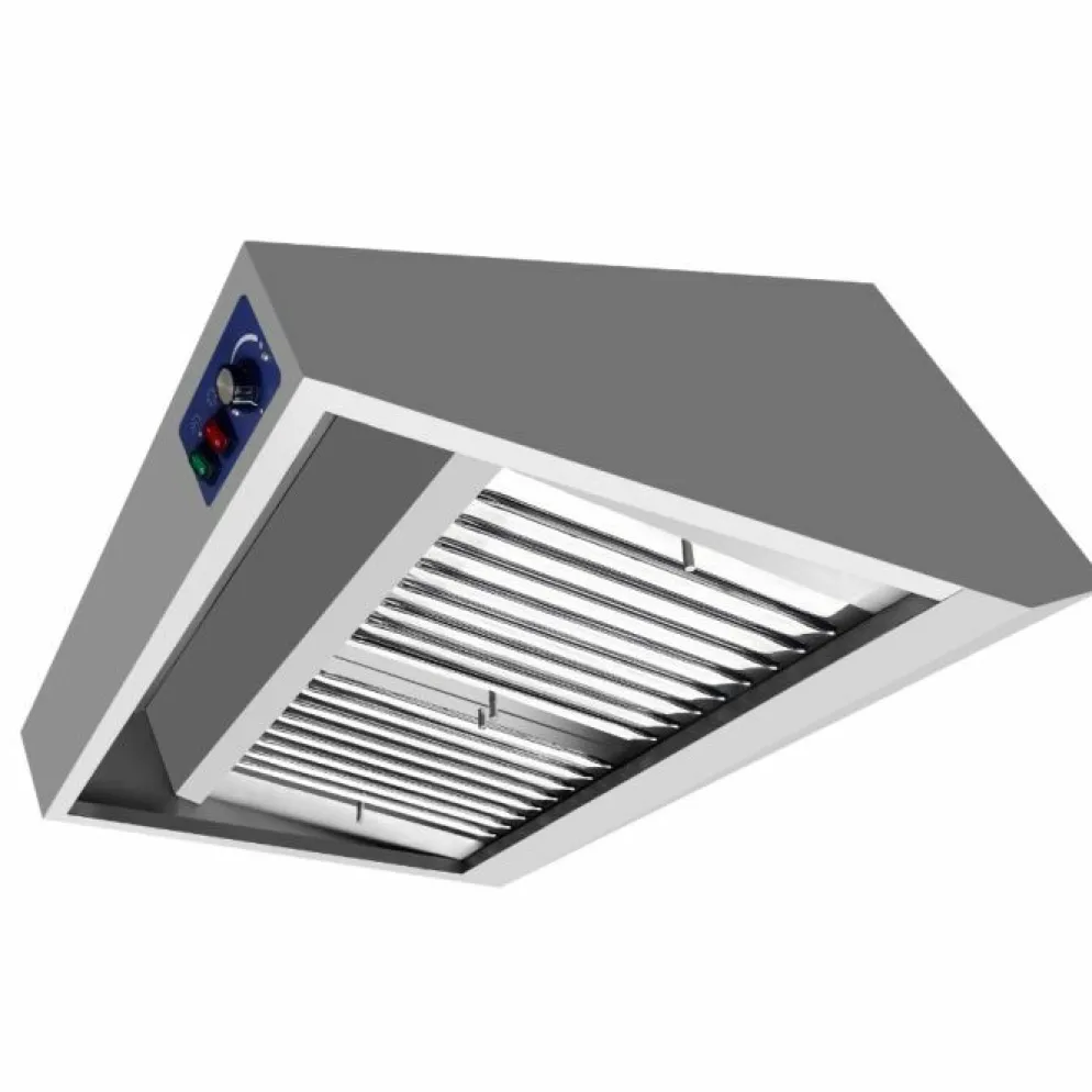 Wandhaube 1000 mm – Komplettset mit Motor, LED & Filtern 900er Tiefe