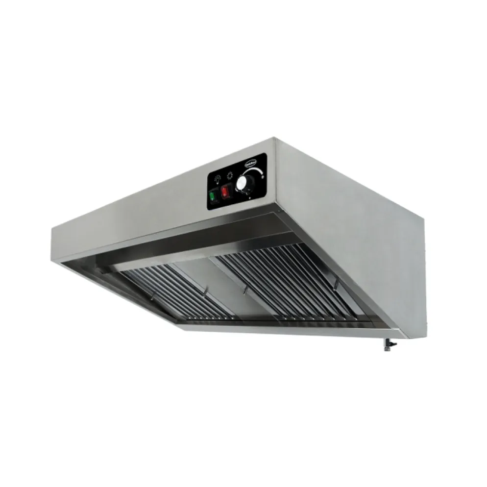 Wandhaube 1000 mm – Komplettset mit Motor, LED & Filtern 900er Tiefe