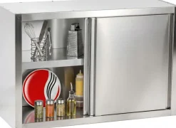 Wandhängeschrank mit Schiebetüren B 140cm x H 80cm