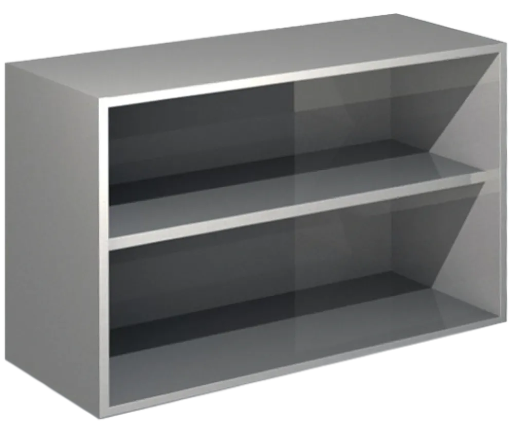 Wandhängeschrank offen B 120cm x H 65cm