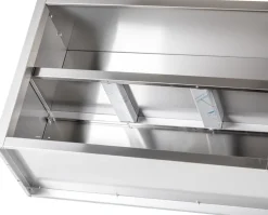 Wandhängeschrank offen B 160cm x H 65cm