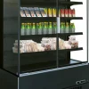 Wandkühlung Jamie 1.3, 2 Türen, Schwarz, Umluftkühlung, LED