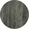 Werzalit Tischplatte ø 80 cm, Ponderosa grau PG II