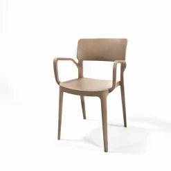 Wing Armchair Sand Beige Stapelstuhl Kunststoff