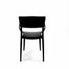 Wing Armchair Schwarz, Stapelstuhl Kunststoff