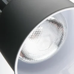 Wärmelampe zur Deckenbefestigung, schwarz,Ø-173mm