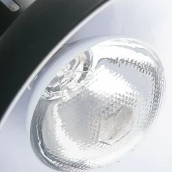 Wärmelampe zur Deckenbefestigung, schwarz, Ø-290 mm