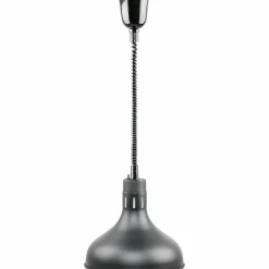 Wärmelampe zur Deckenbefestigung, schwarz, Ø-290 mm