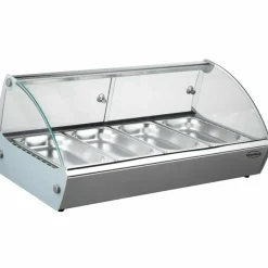 Wärmevitrine für 4x 1/3 GN, 840x395x270mm