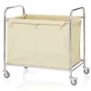 Wäschewagen, 90 x 54 x 92 cm, Edelstahl/Nylon