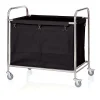 Wäschewagen, 90 x 54 x 92 cm, Edelstahl/Nylon