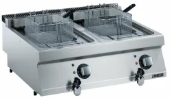 ZANUSSI Elektro Fritteuse EF7 2x12 L ,400V , 800x700x250 mm