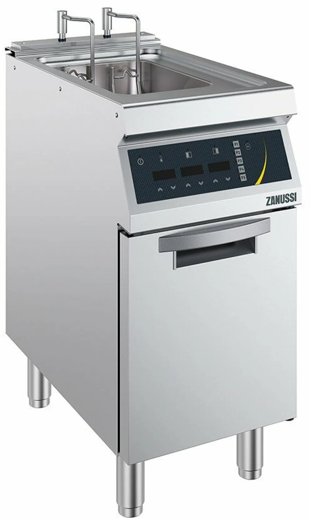 ZANUSSI Elektro-Fritteuse EF7/1B15LH mit autom. Hebefunktion, 15 L Becken, 10kW