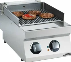 ZANUSSI Elektro-Kontaktgrill ERG7/1HT-HP, 3.75kW 400V, Breite 400mm
