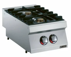 ZANUSSI Gasherd GH7 / 2FLT, 2 x 5,5kW Brenner, 400mm Breite