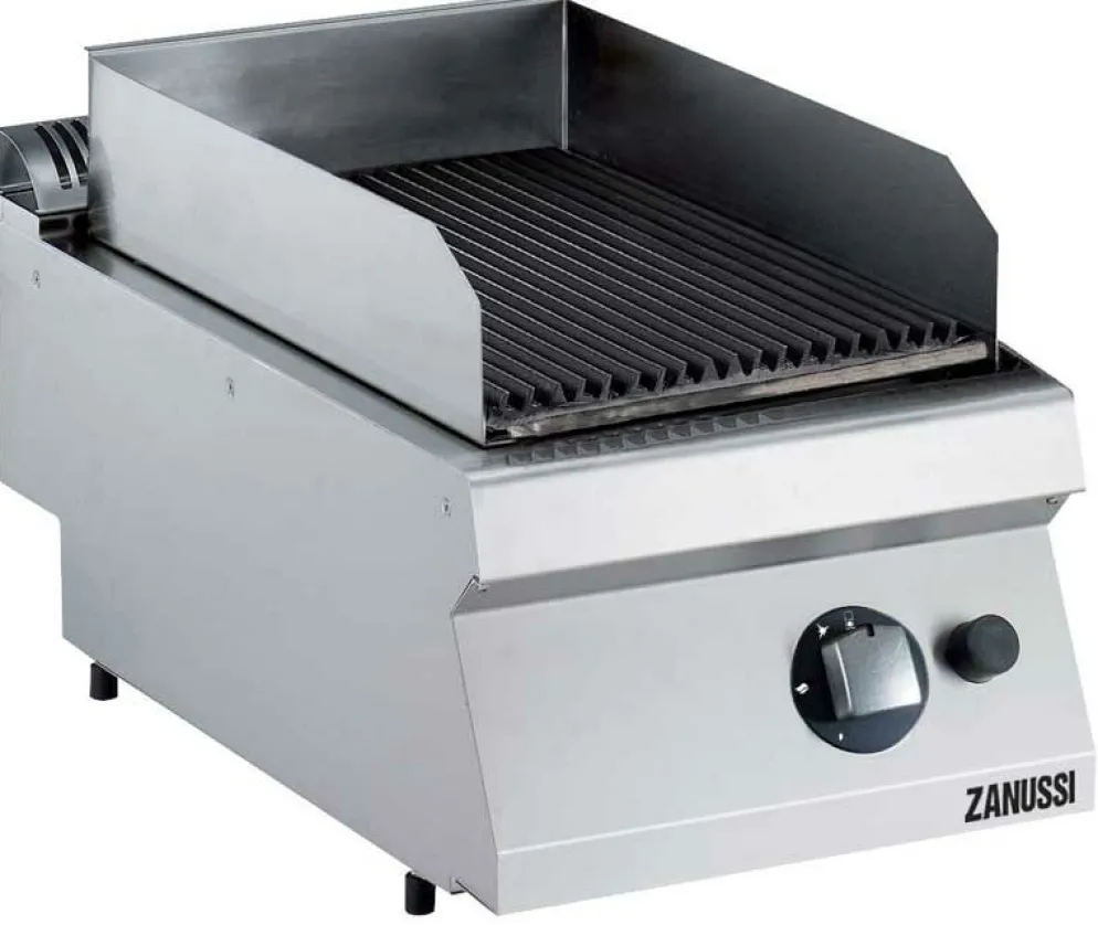 ZANUSSI Gas Lavasteingrill GLG7, 400 x 700 x 250 mm
