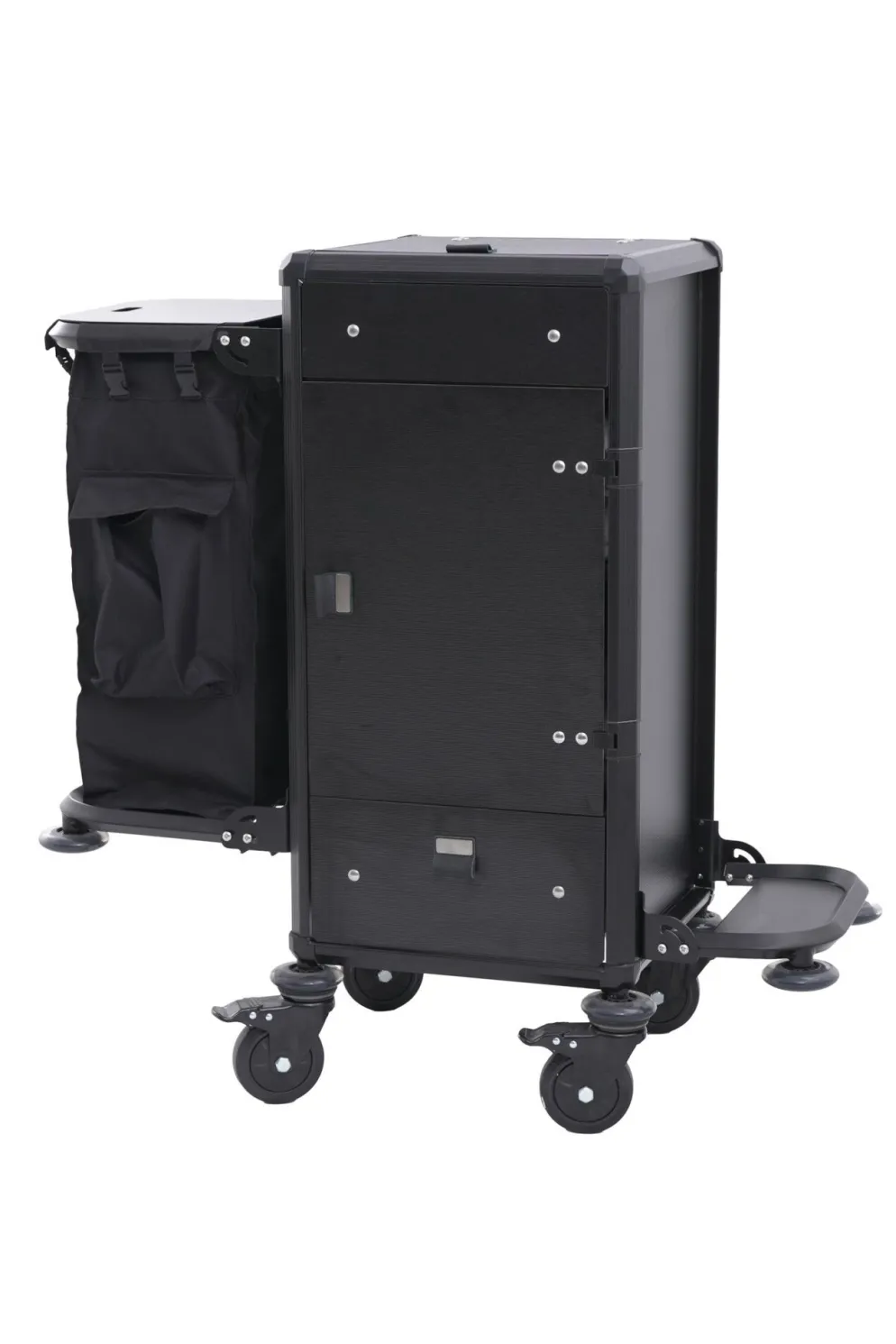 Zimmerservicewagen Hotelservice Breite 500 mm mit Schublade & Wäschesack