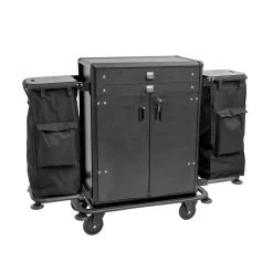Zimmerservicewagen, 80 x 50 x 130 cm, Aluminium, HPL