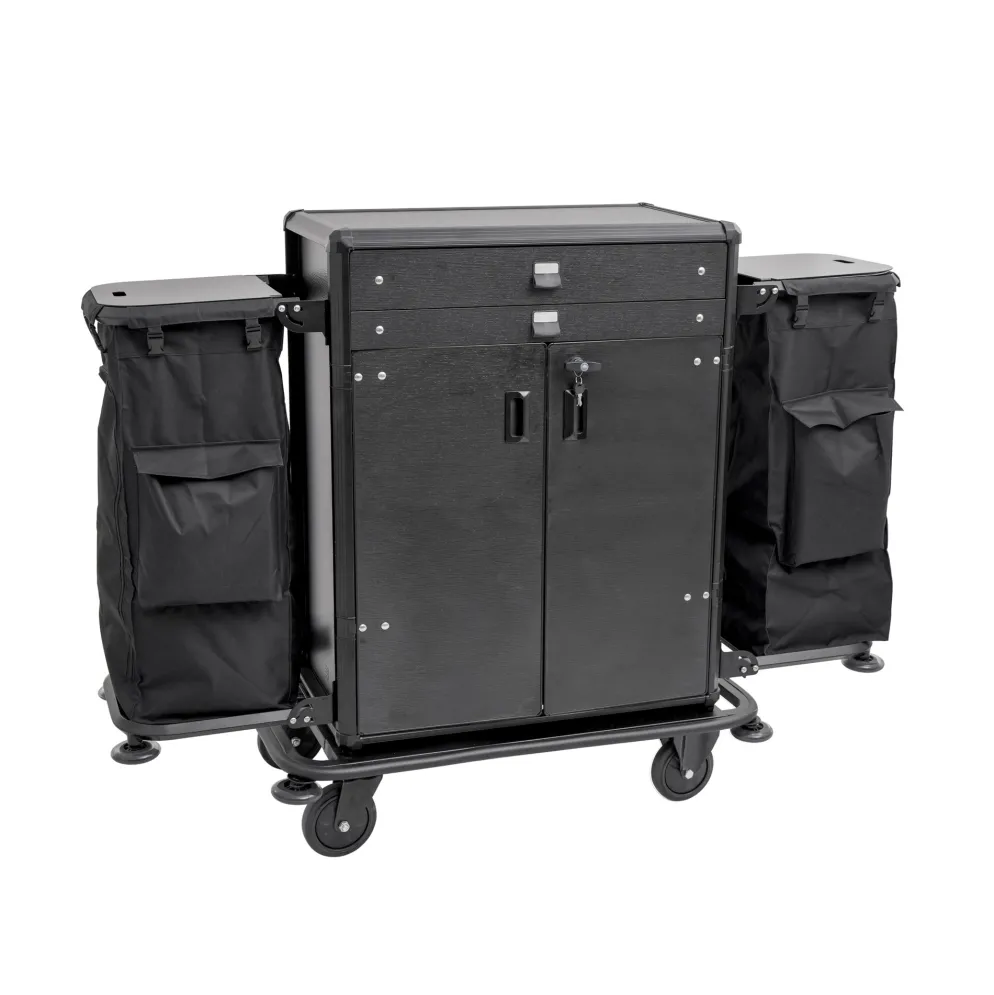 Zimmerservicewagen, 80 x 50 x 130 cm, Aluminium, HPL