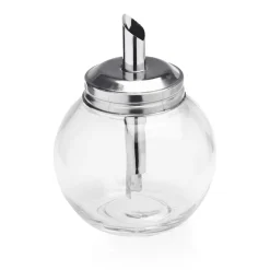 Zuckerspender Set, 260 ml, Ø 8,5 cm, Set á 6 Stück, Edelstahl, Glas